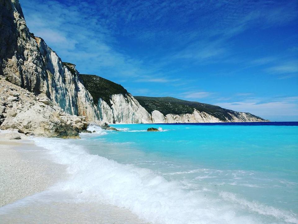  Fteri plaža Kefalonija 